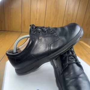Finn Comfort Germany Mens Black Leather Lace Up Derby Shoes 44 3131807 9
